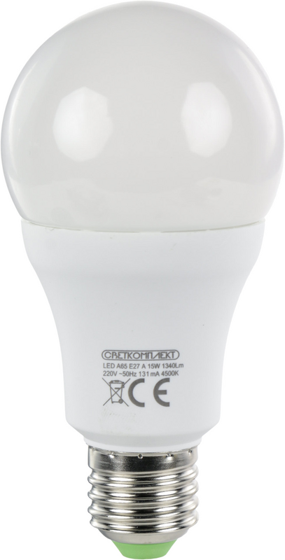 Лампа світлодіодна Светкомплект (6929547643973) 15Вт, E27, 4500K